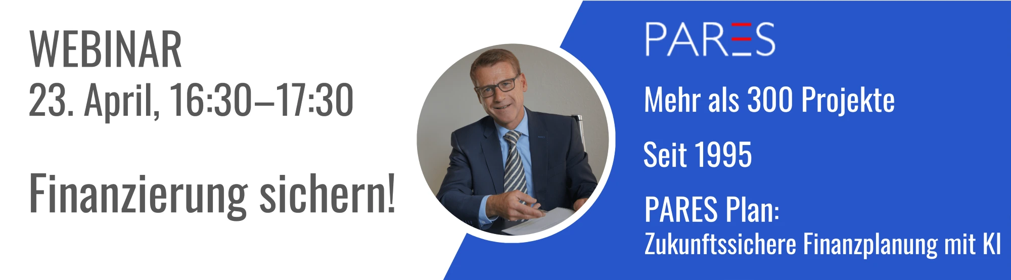Webinar PARES Plan Finanzierung sichern