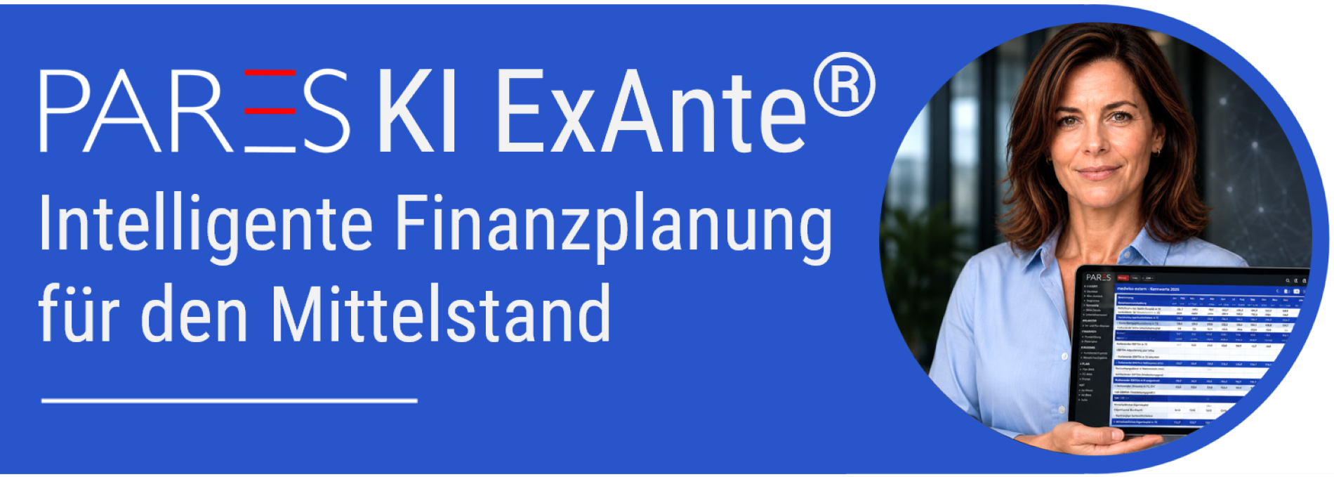 PARES KI ExAnte PARES KI ExAnte für intelligente Finanzplanung im Mittelstand