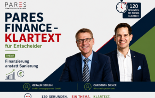 Finanzierung anstatt Sanierung